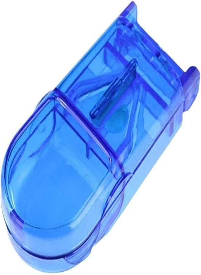 URMIT SURGICAL 1Pc Blue Pill Cutter & Splitter with Built-In Dispenser - Precision Pill Cutter for Small or Large Pills, Tablets & Vitamins - Medication Organizer for Adults & Seniors - Image 1